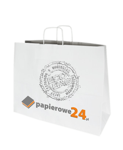Torba papierowa biała ECO-BAG 14