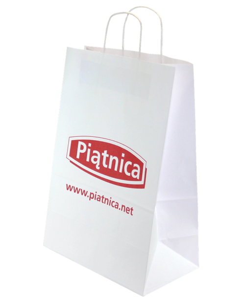 Torba papierowa biała ECO-BAG 22
