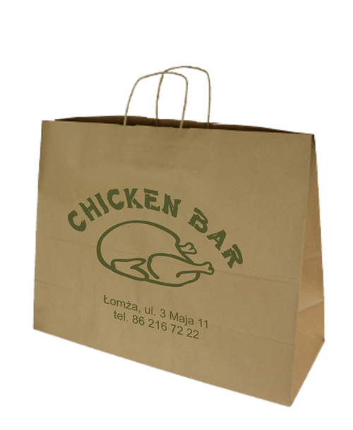 Torba papierowa brązowa ECO-BAG 14